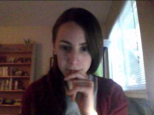 This was captured candidly when I was trying to figure out my webcam...